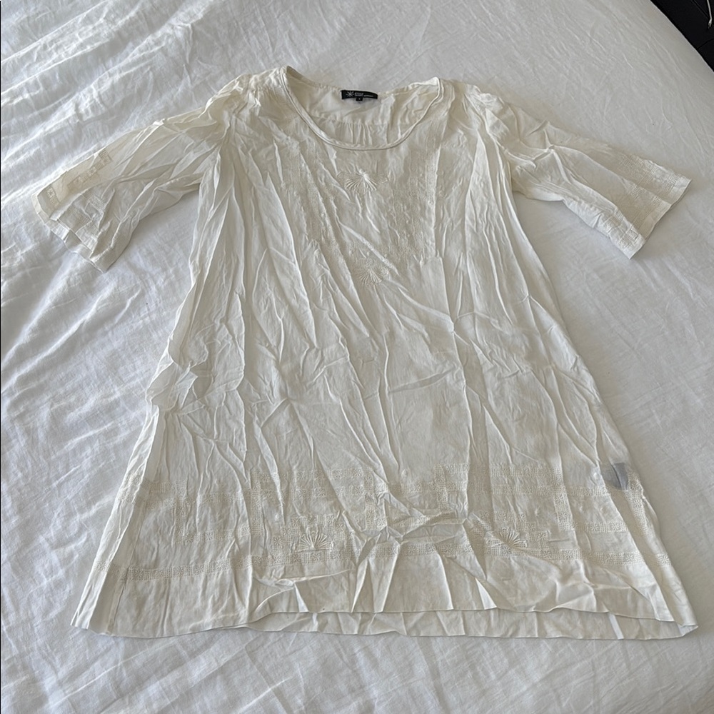Elegant Etoile Isabel Marant Bee Embroidered Cotton Dress
